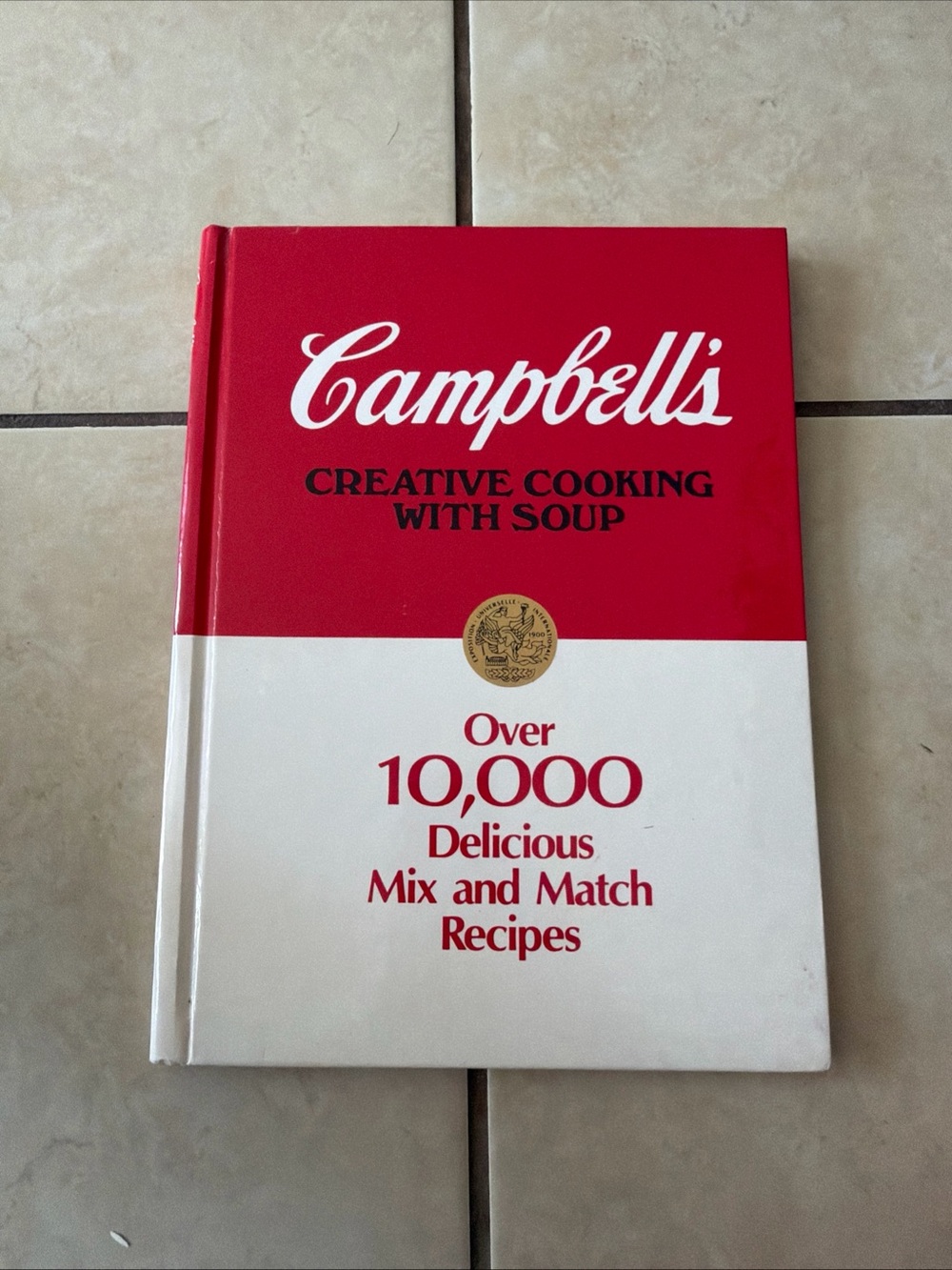 Campbells Creative Cooking with Soup Cookbook - Red & White